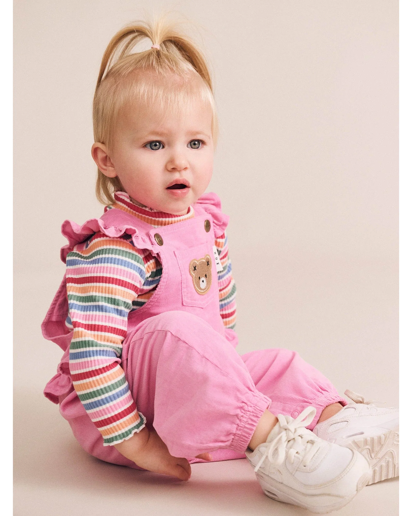 Tutti Frutti Stripe Rib Skivvy - Multi 6-12M
