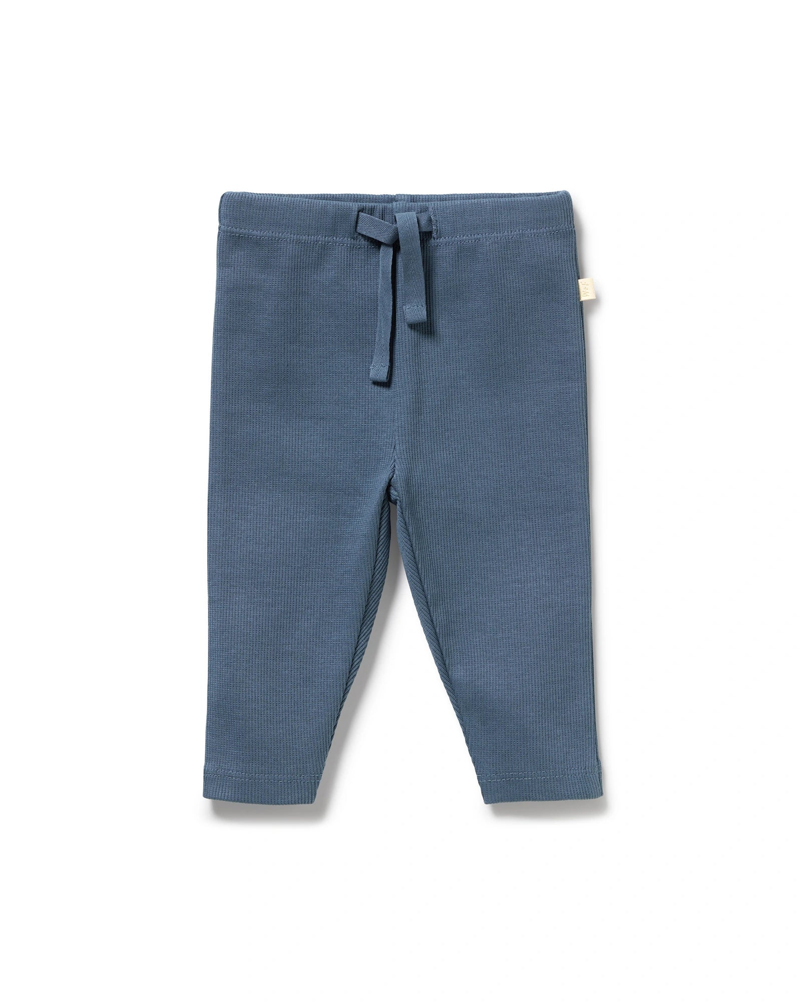 Twilight Blue Organic Rib Legging 0-3 mths