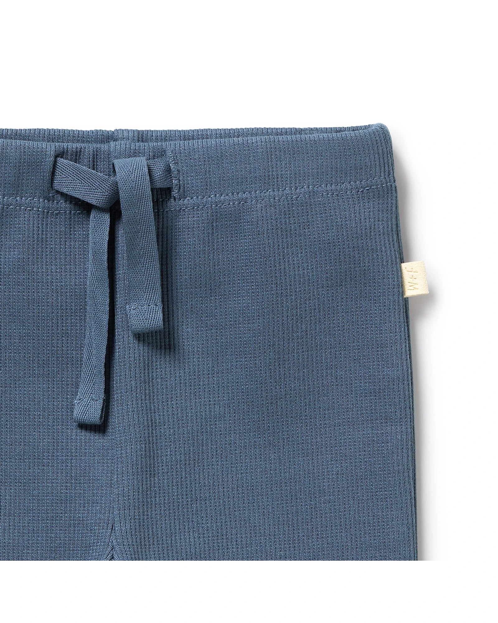 Twilight Blue Organic Rib Legging 0-3 mths - Image 2