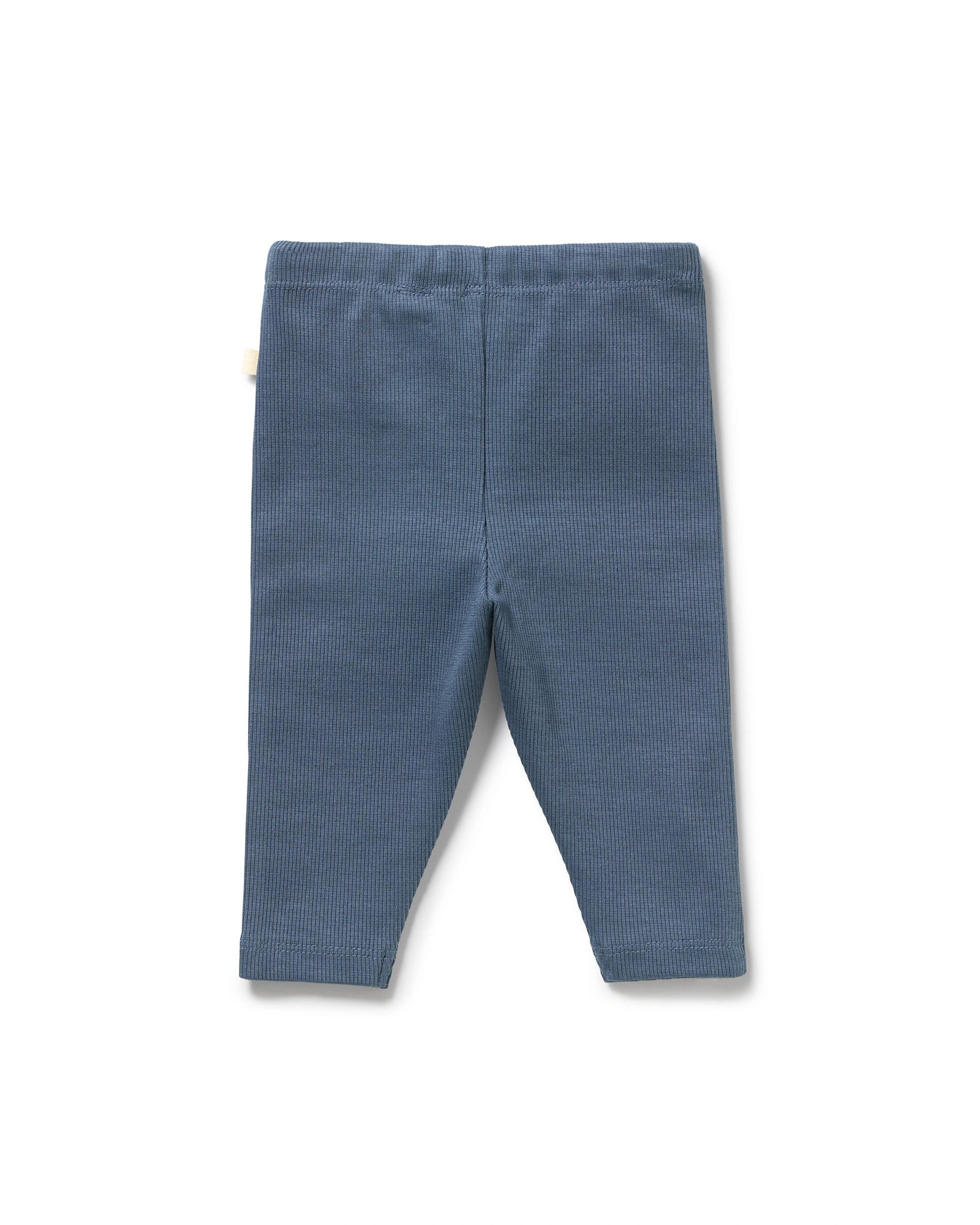 Twilight Blue Organic Rib Legging 0-3 mths - Image 3