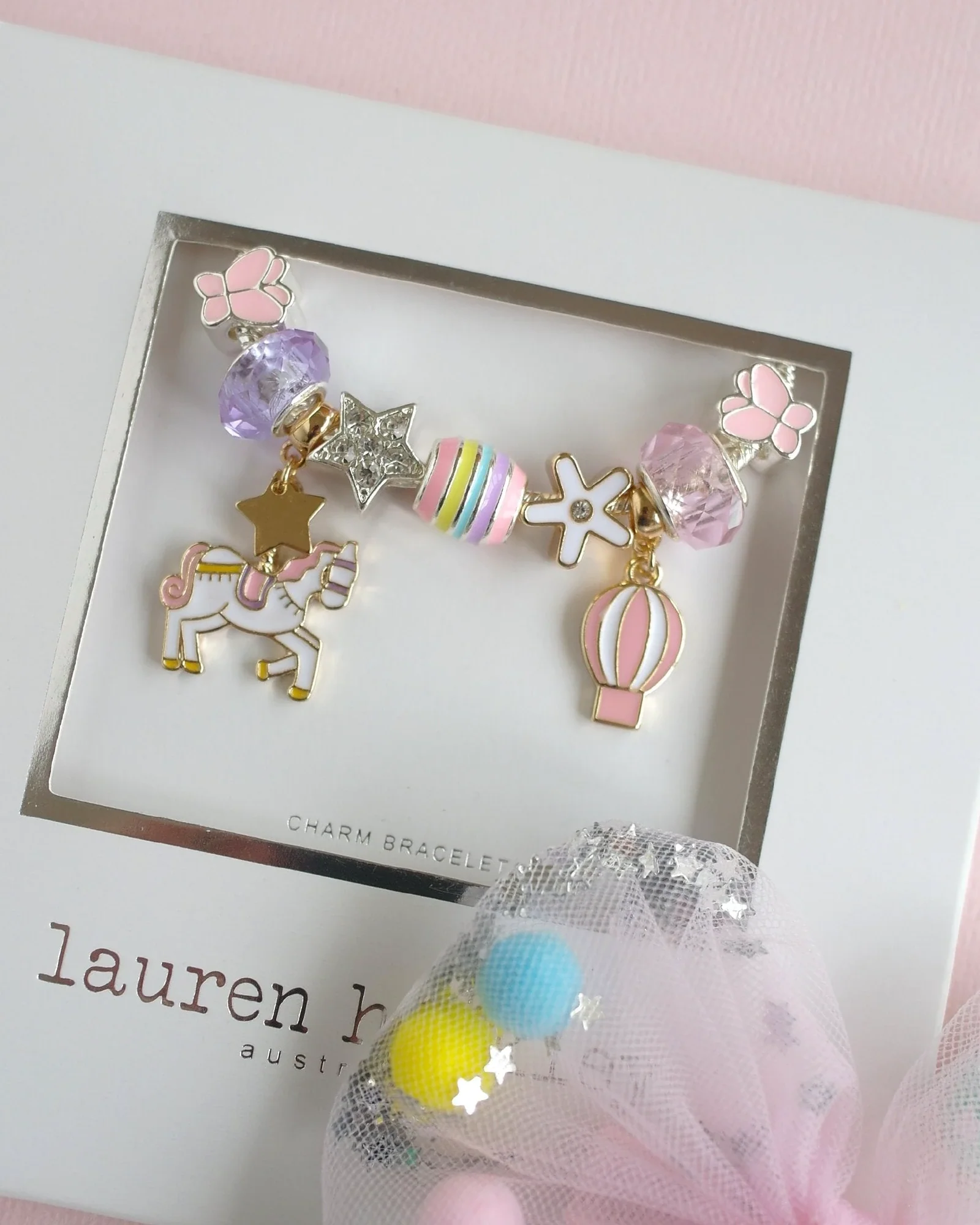 Unicorn Carousel Bracelet Boxed - Image 2