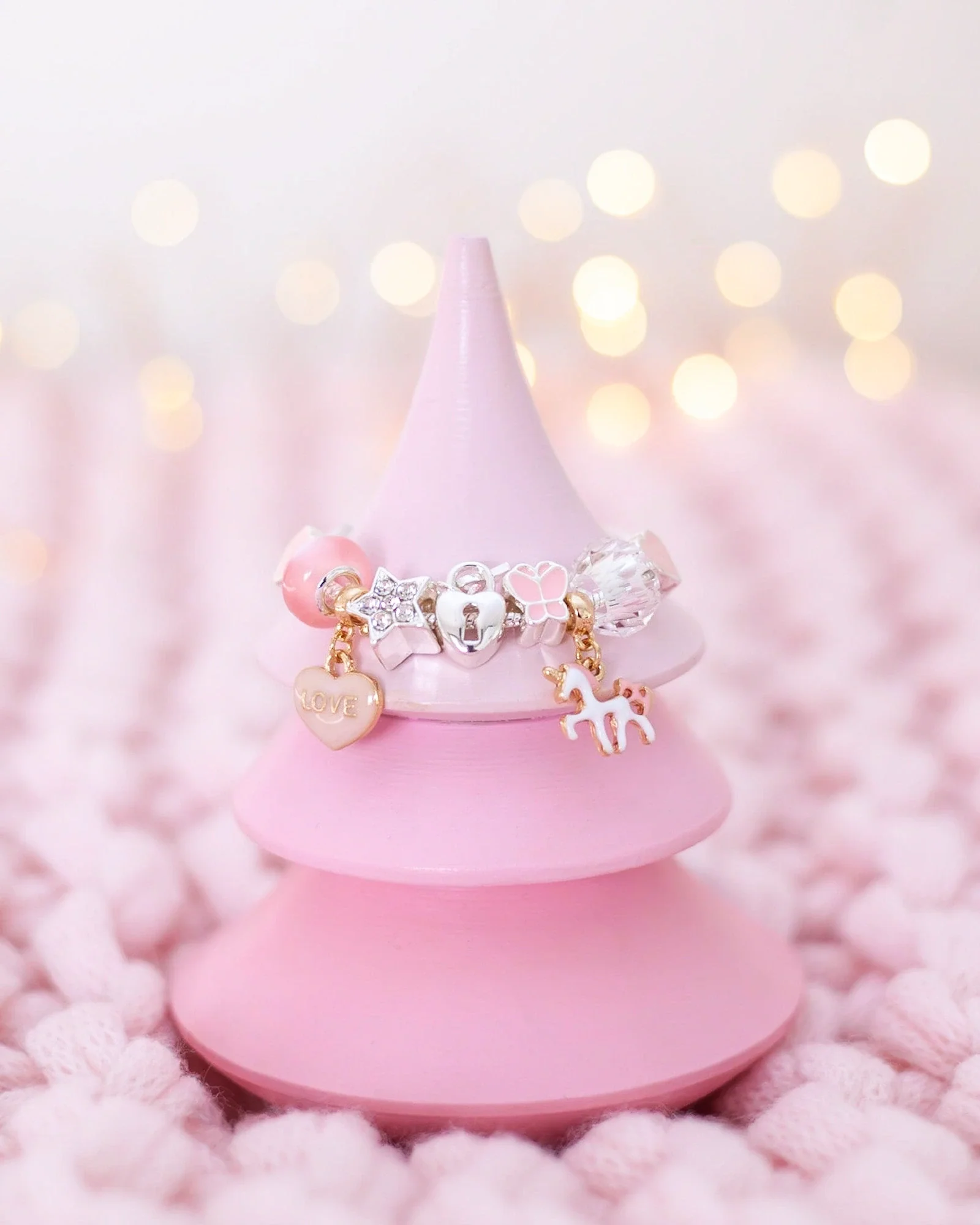 Unicorn Charm Bracelet Boxed - Image 4