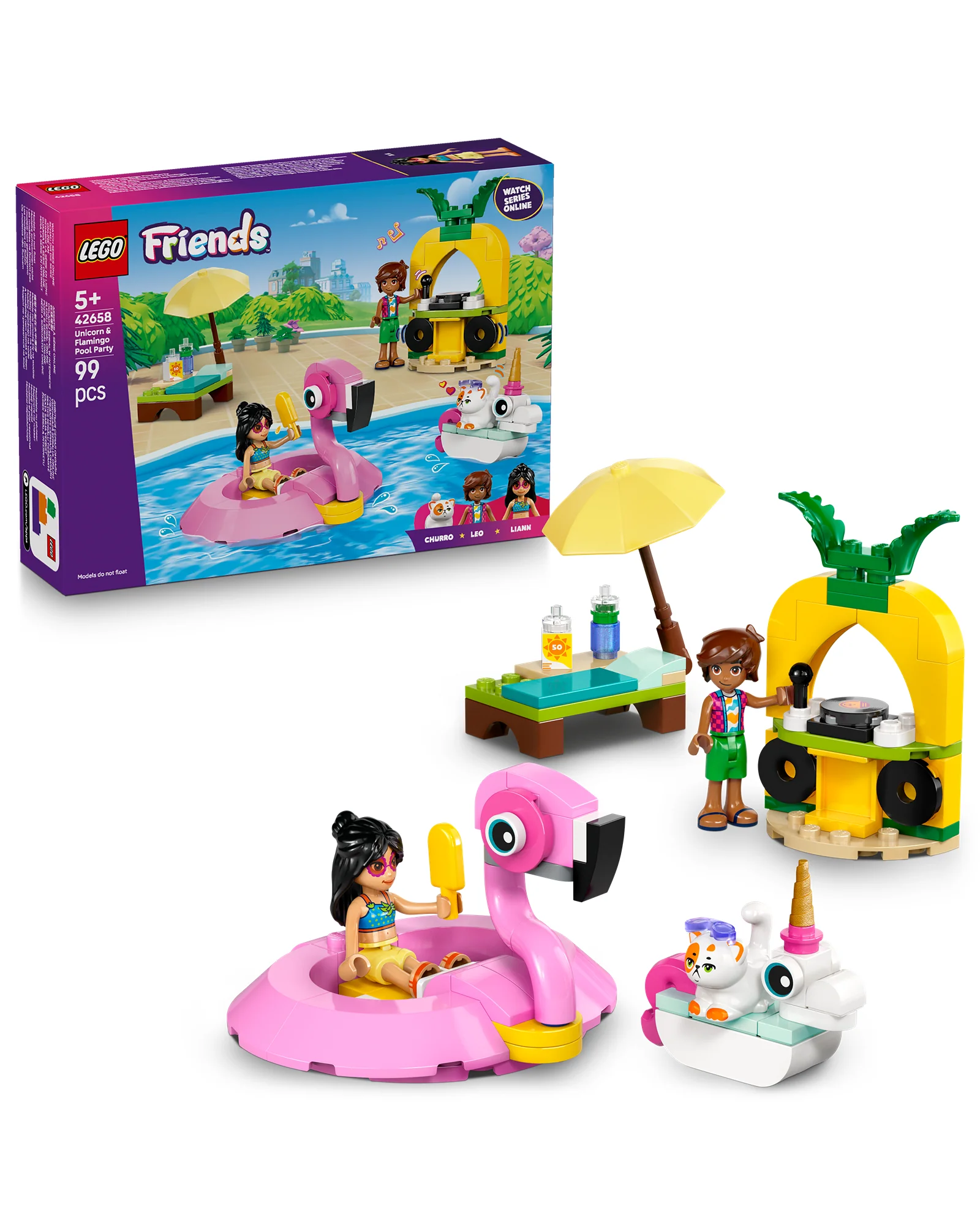 42658 Unicorn & Flamingo Pool Party - Image 2
