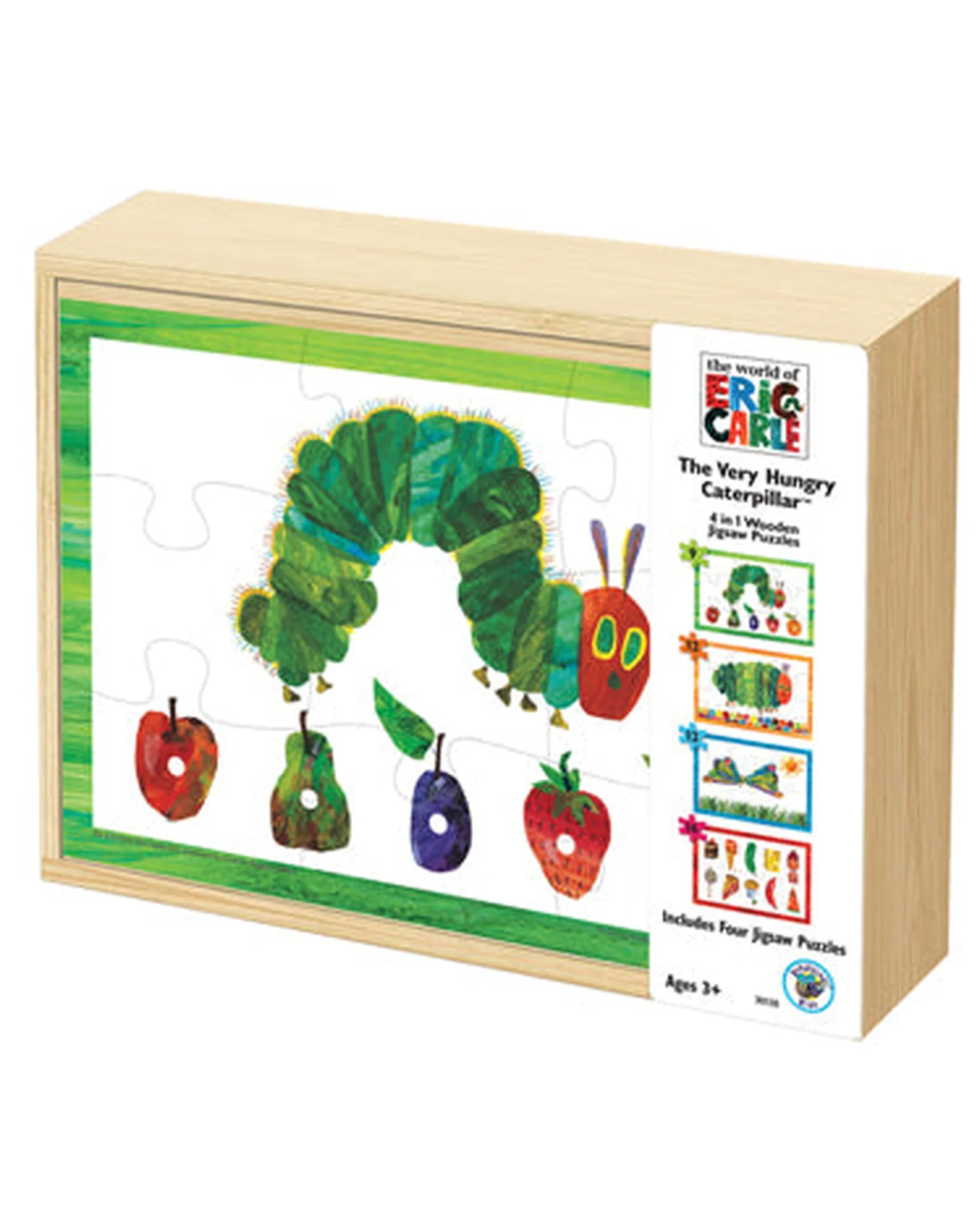 The Very Hungry Caterpillar 4 In 1 Wooden Puzzle Box - Image 2
