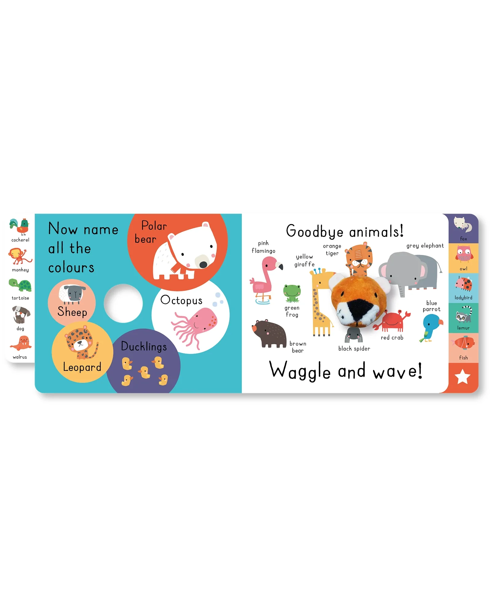 Waggle and Wave Animal Colours Book - Image 2