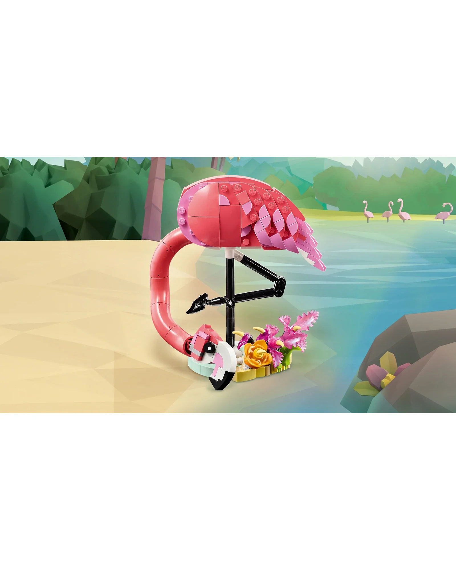 31170 Wild Animal: Pink Flamingo - Image 10