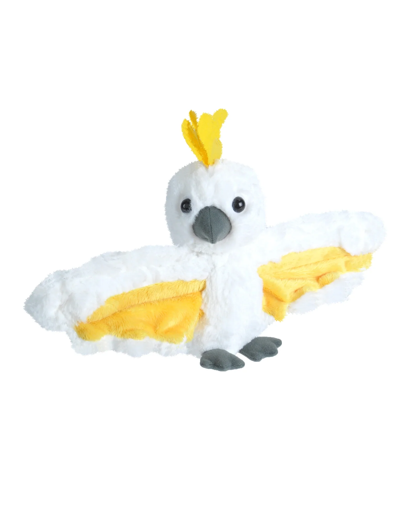 Wild Republic Huggers Cockatoo Sulphur Crested 8" / 20cm