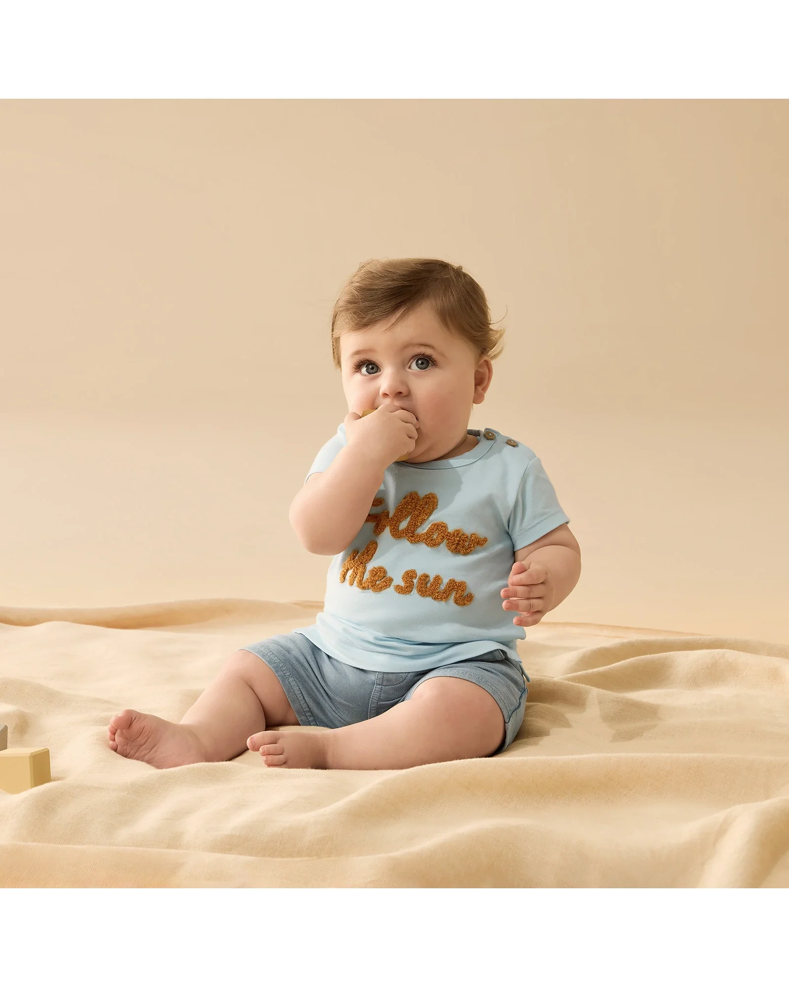 Wilson & Frenchy Follow the Sun Organic Tee 6-12 Months - Image 2