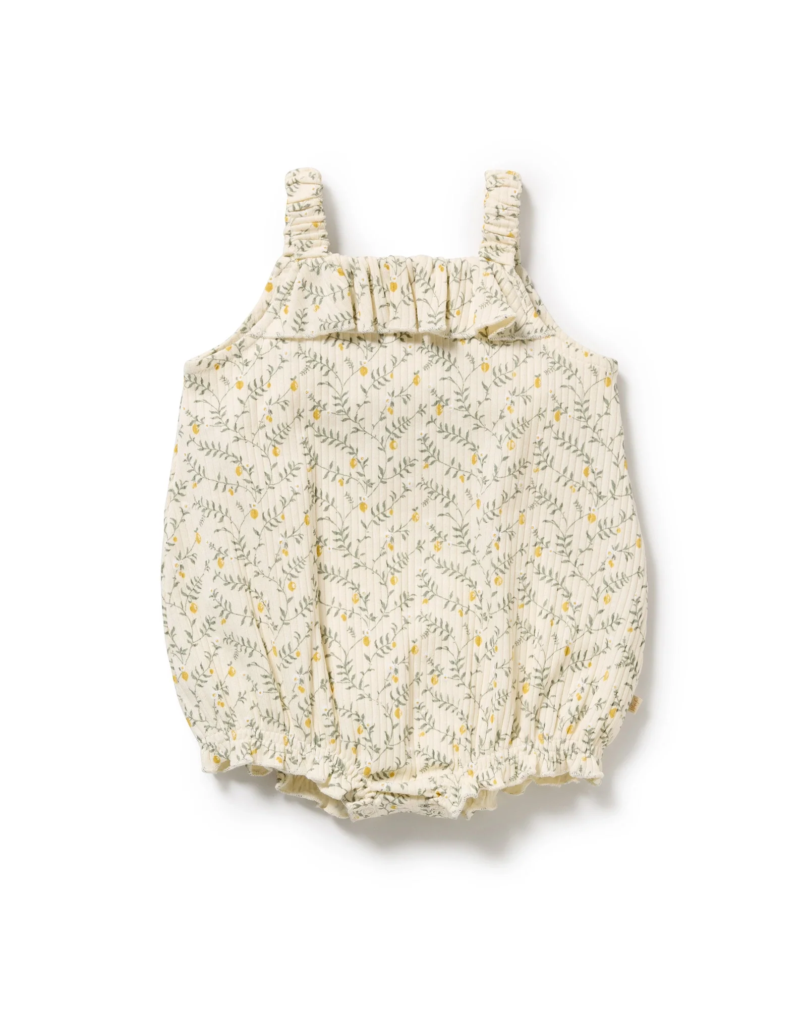 Wilson & Frenchy Lemon Leaf Organic Playsuit 0-3 Months