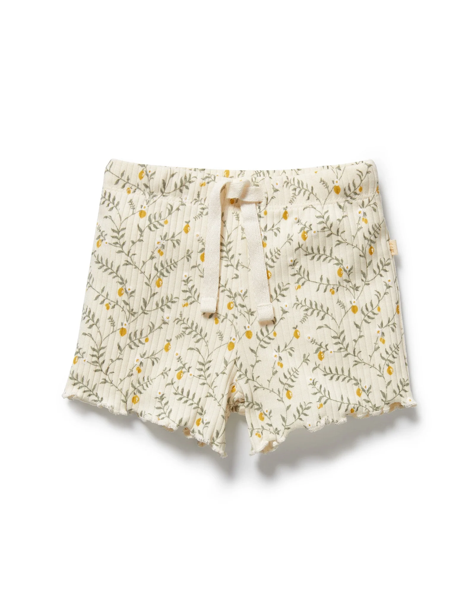 Wilson & Frenchy Lemon Leaf Organic Short 12-18 Months
