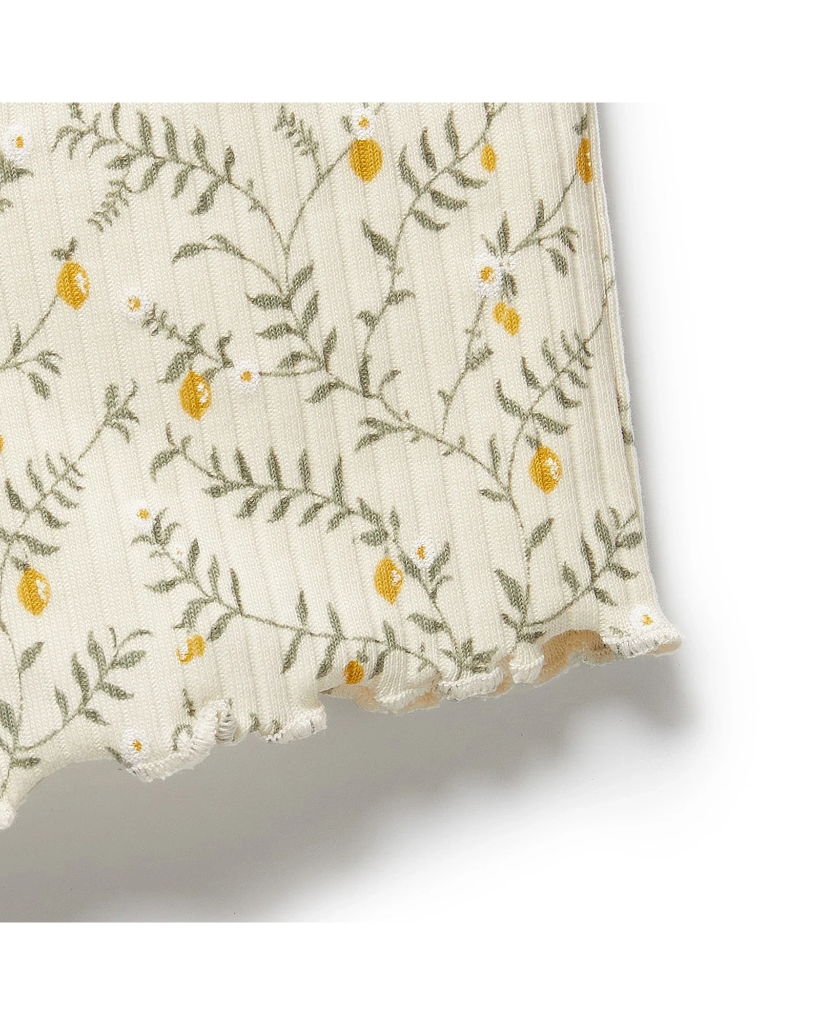 Wilson & Frenchy Lemon Leaf Organic Short 12-18 Months - Image 4