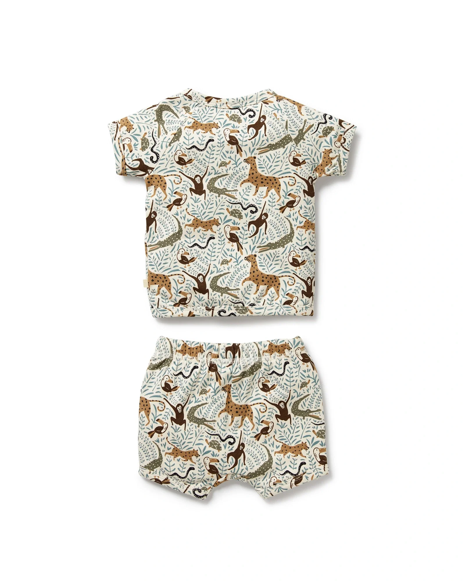Wilson & Frenchy Mini Jungle Organic Kimono Set 0-3 Months - Image 2