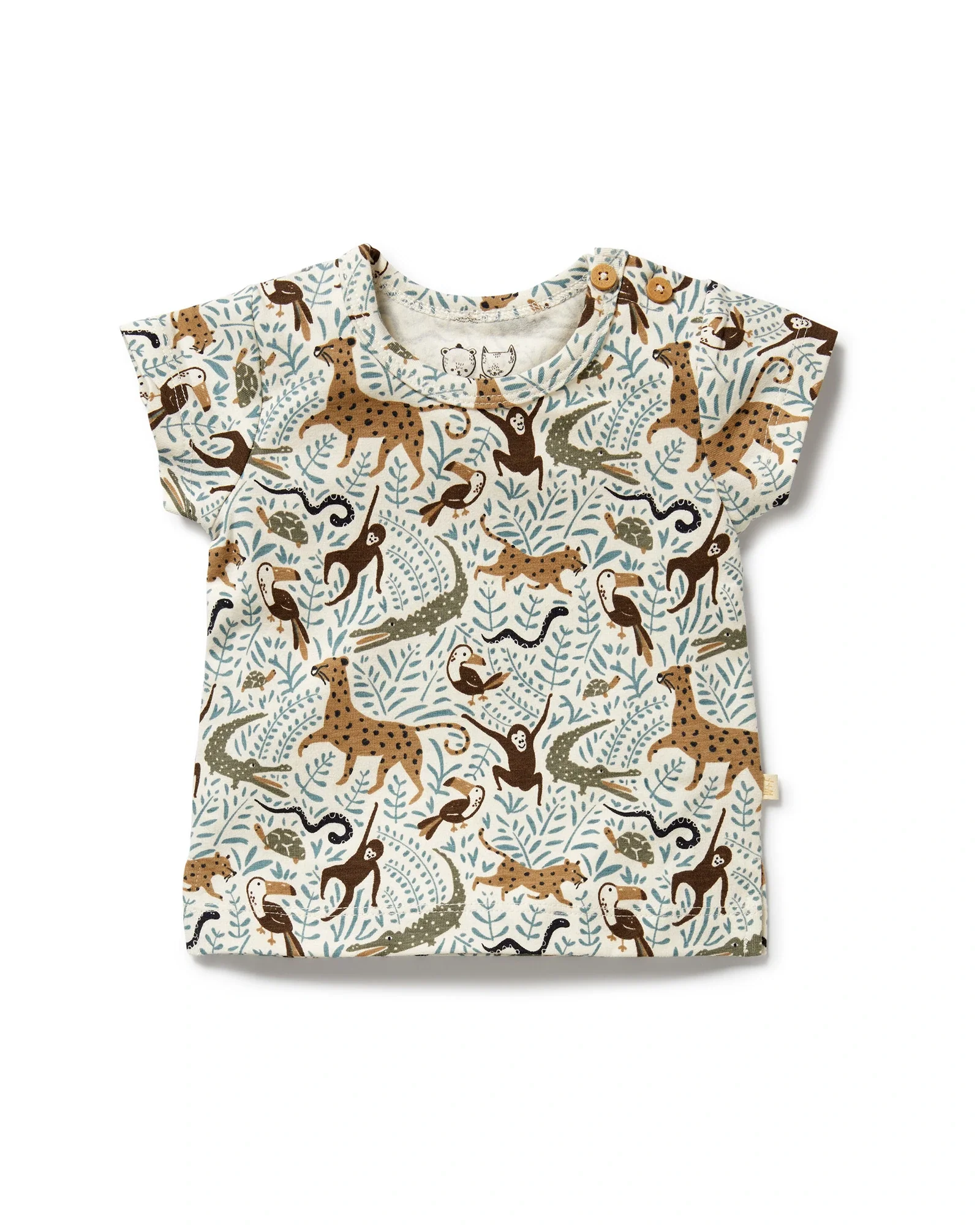 Wilson & Frenchy Mini Jungle Organic Tee 0-3 Months
