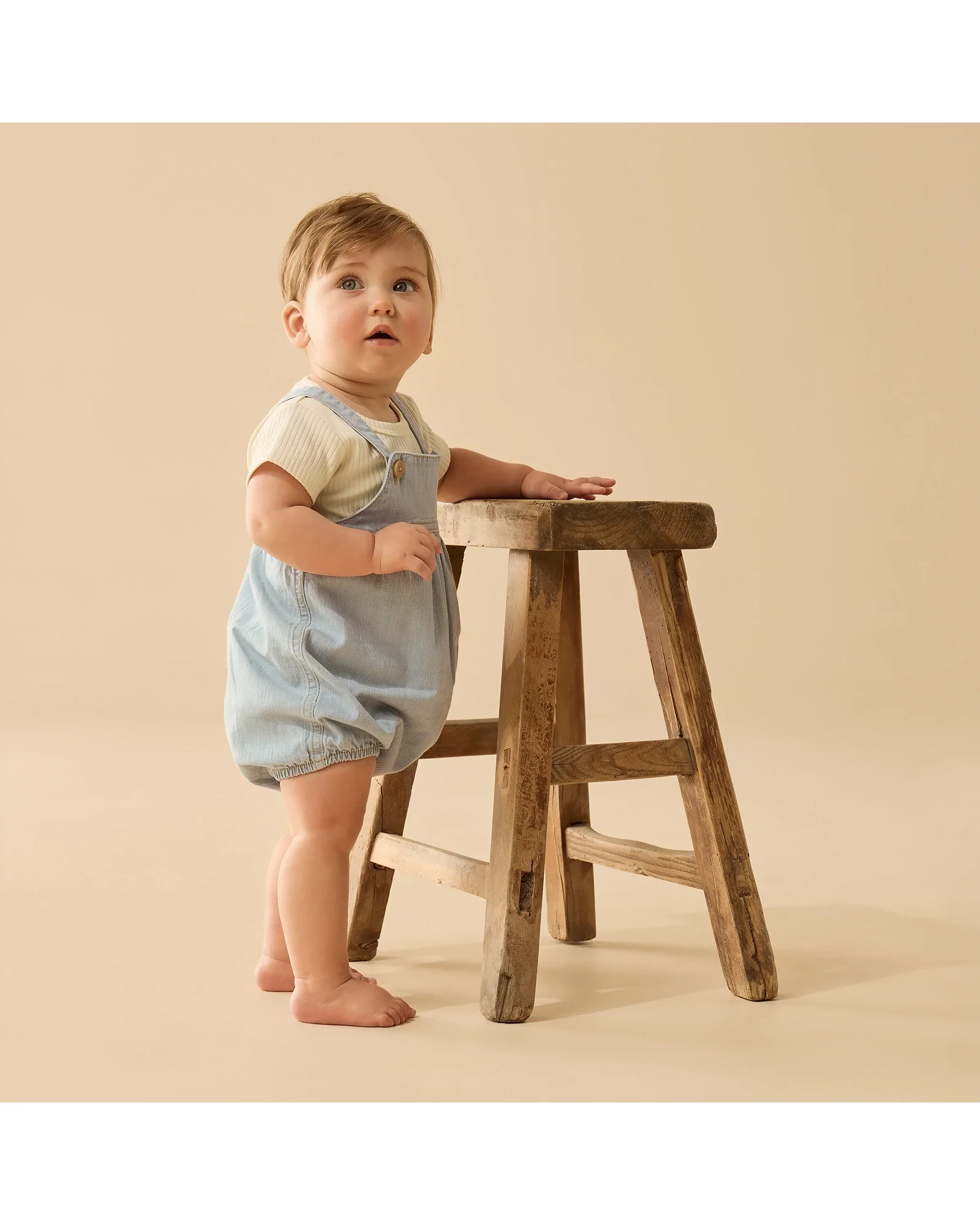 Wilson & Frenchy Organic Denim Bodysuit 18-24 Months - Image 3