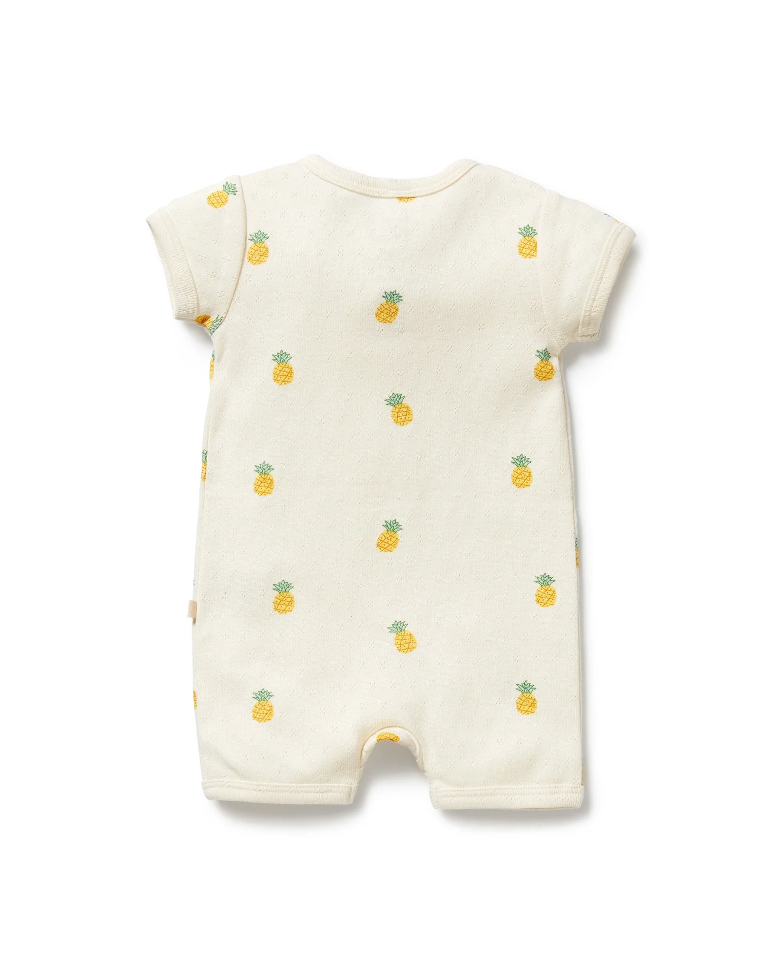 Wilson & Frenchy Piney Pals Organic Pointelle Boyleg Zipsuit 6-12 Months - Image 2