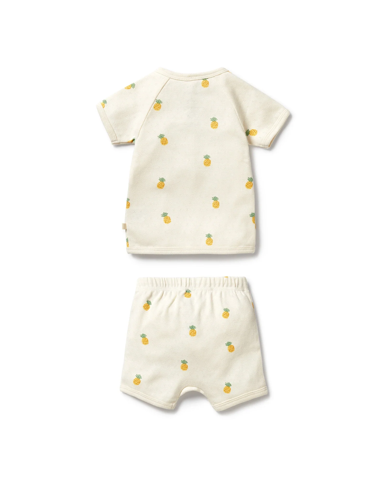 Wilson & Frenchy Piney Pals Organic Pointelle Kimono Set 0-3 Months - Image 2