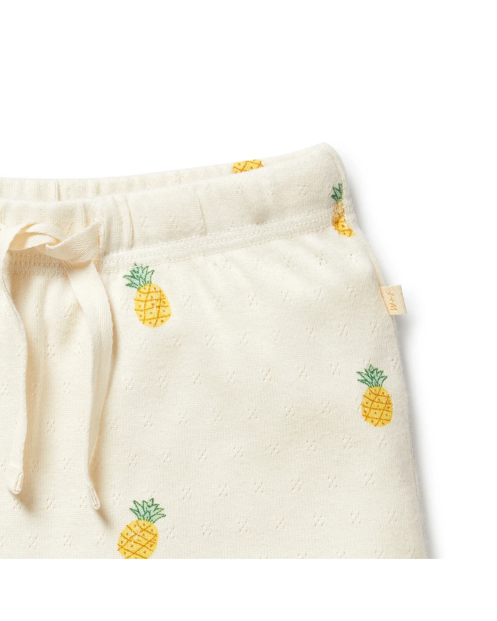 Wilson & Frenchy Piney Pals Organic Pointelle Short 0-3 Months - Image 2